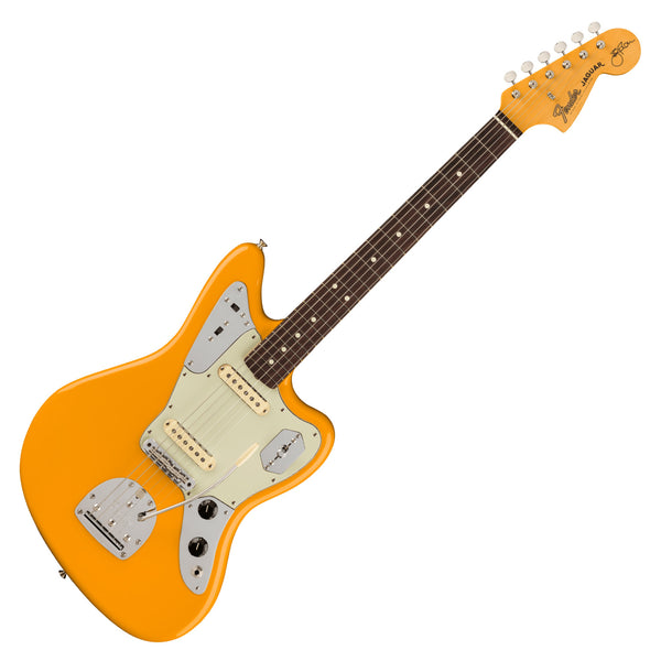 Fender Johnny Marr Jaguar Electric Guitar in Fever Dream Yellow w/Case - 0116400714