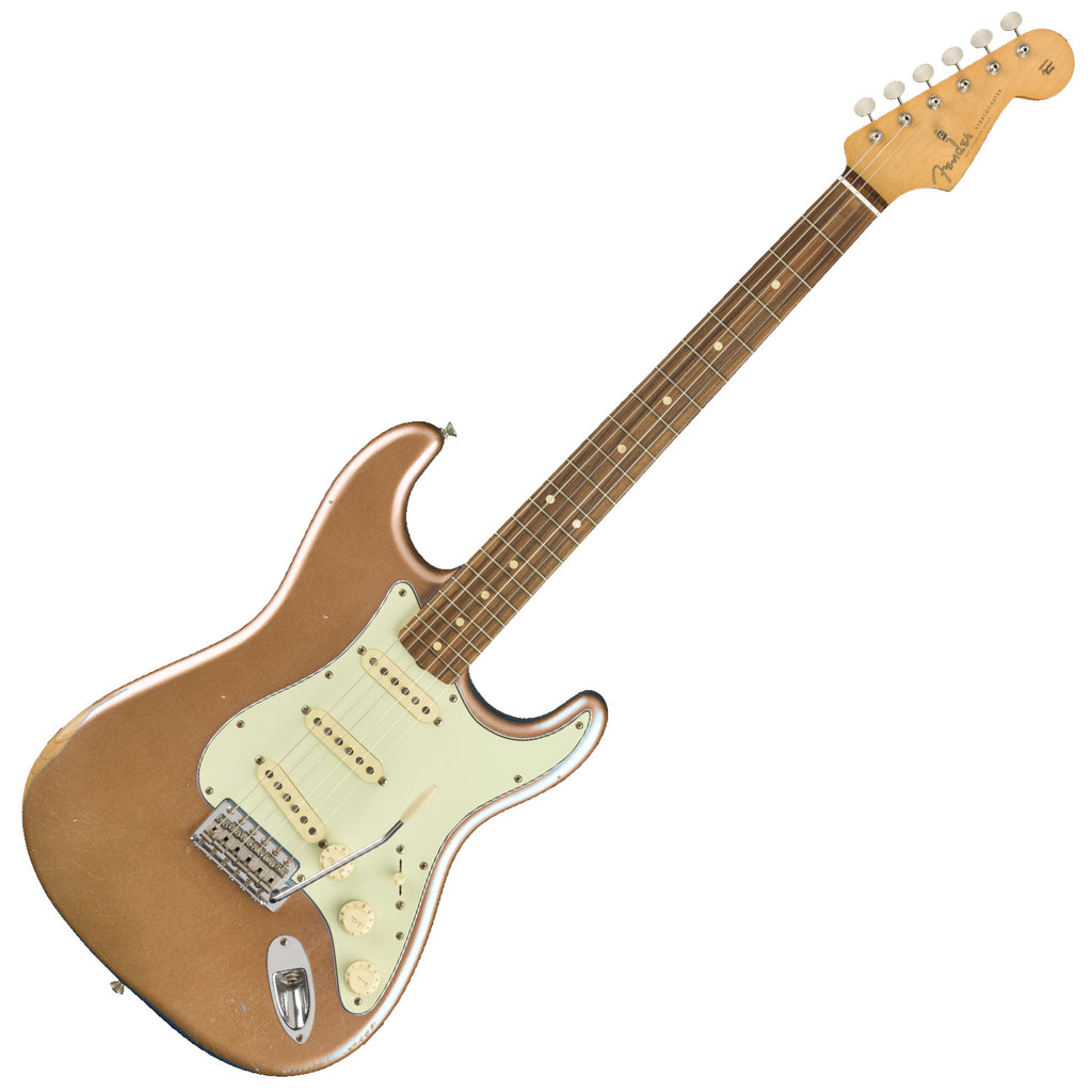 Fender Vintera Road Worn 60s Stratocaster Electric Guitar Pau Ferro in Firemist Gold - 0149833353