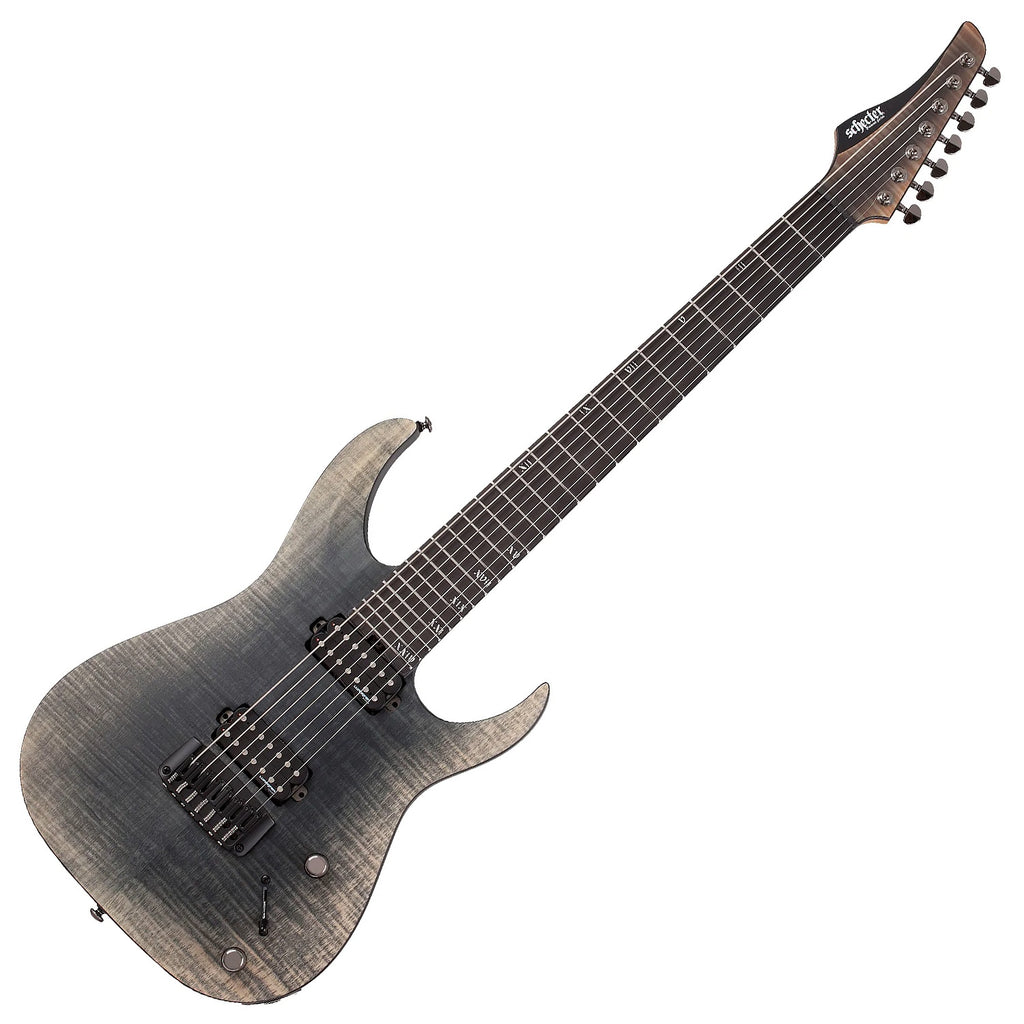 Schecter 7 String Banshee Mach 7 Electric Guitar in Fallout Burst Finish - 1412SHC