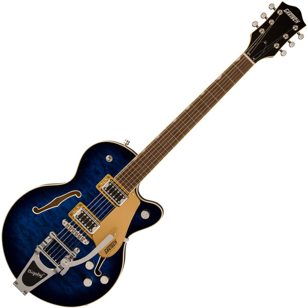 Gretsch G5655T-QM Electromatic Center Block Jr. Hollowbody Electric Guitar Quilted in Hudson Sky - 2509876543