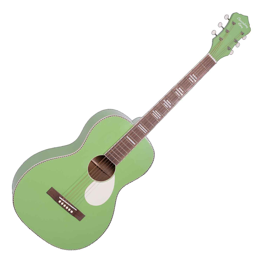Recording King Dirty 30s Series 7 Size 0 Acoustic Guitar in Gloss Green - RPS7GN