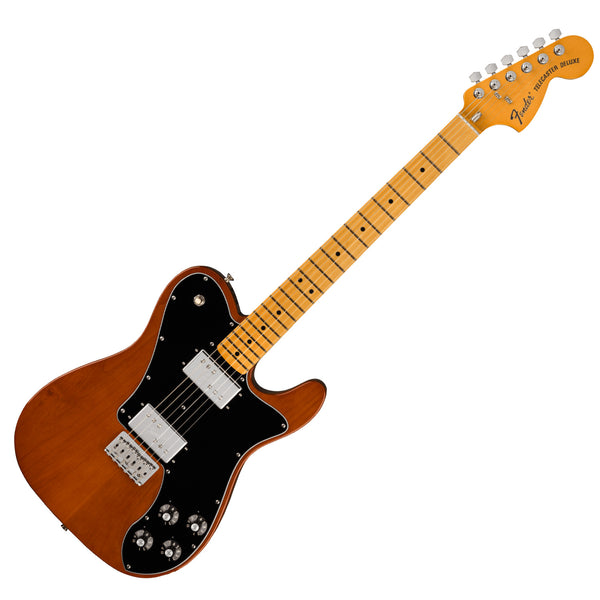 Fender American Vintage II 75 Telecaster Deluxe Electric Guitar Maple in Mocha w/Vintage-Style Case - 0110332829