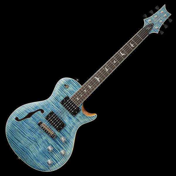 PRS SE Zach Myers 594 New Violin Top Carve 24.594 Inch Scale Electric Guitar in Myers Blue - ZM33MC