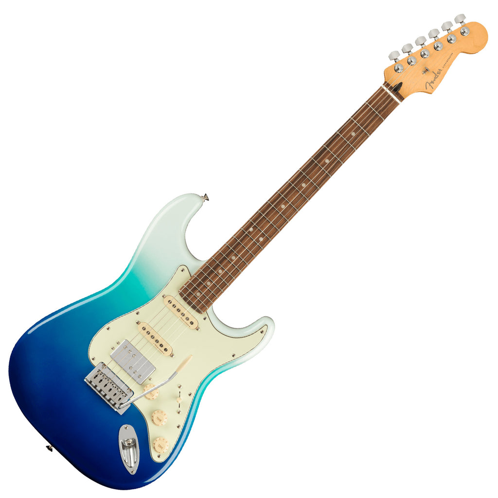 DEMO-Fender Player Plus Stratocaster Electric Guitar HSS Pao Ferro in Belair Blue -DEMO20147323330