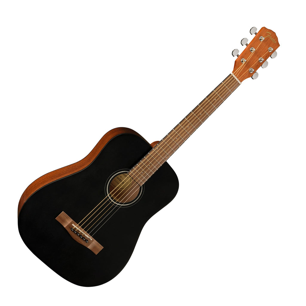 Fender FA-15 3/4 Acoustic Guitar in Black w/Bag - 0971170106