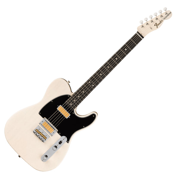 Fender Gold Foil Telecaster Electric Guitar Ebony in White Blonde w/ Deluxe Bag - 0140731301