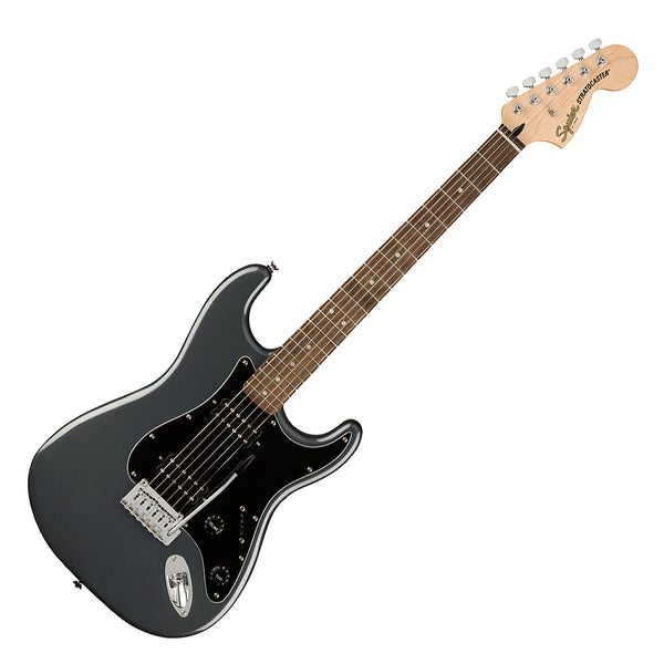 Squier Affinity Stratocaster Electric Guitar HH Laurel in Charcoal Frost Metallic - 0378051569