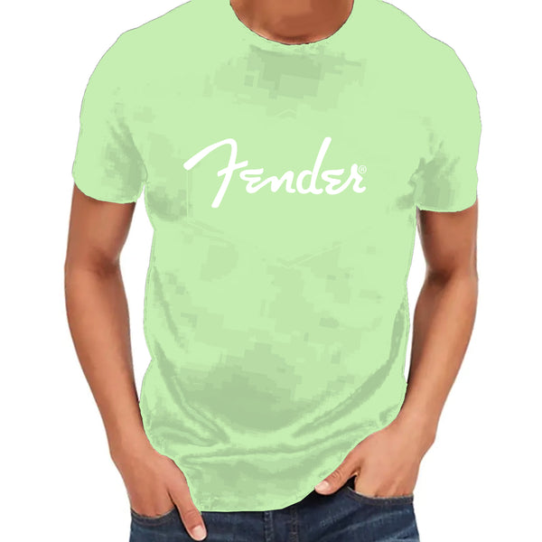 Fender Spaghetti Logo T-Shirt Surf Green XL - 9192022606