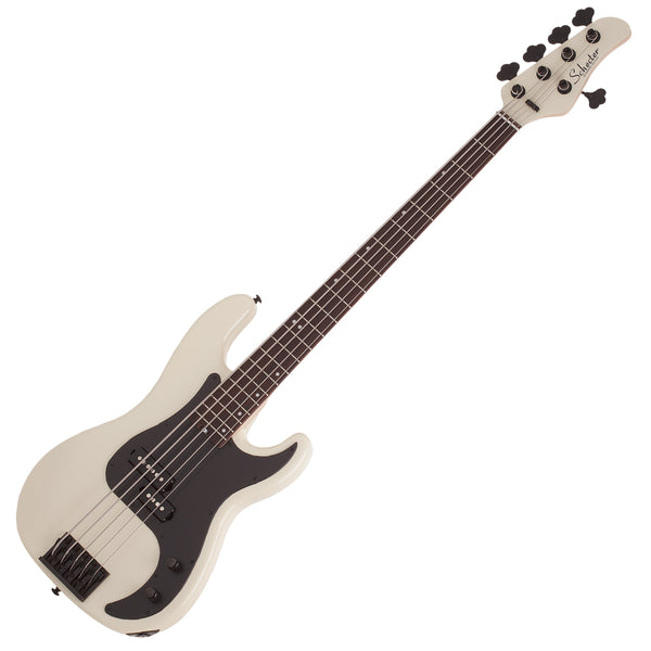 Schecter P-5 String Electric Bass Ivory - 2922SHC