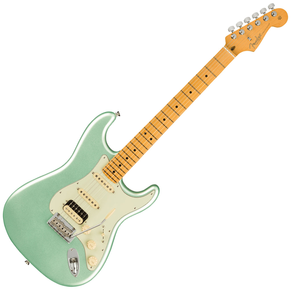 Fender American Professional II Stratocaster HSS Maple in Mystic Surf Green Electric Guitar w/Case - 0113912718