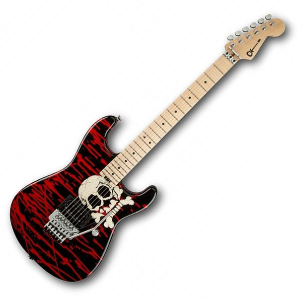 Charvel Warren DeMartini USA San Dimas Maple Electric Guitar in Blood and Skull - 2869171000