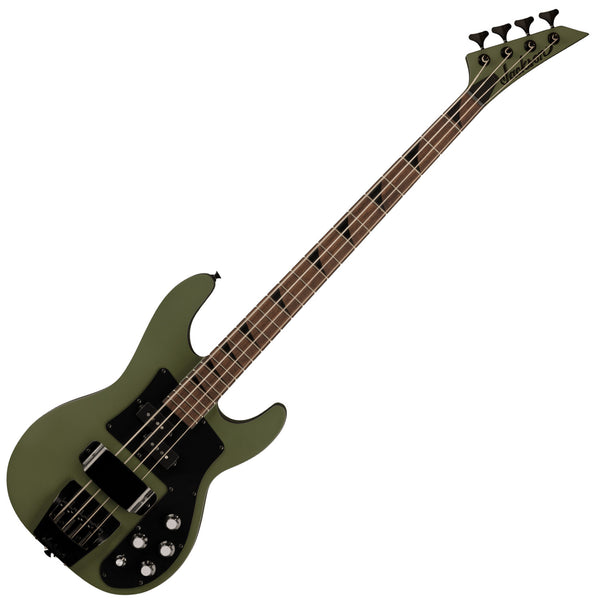 Jackson X Series CBXDX IV Electric Bass in Matte Army Drab - 2916654620