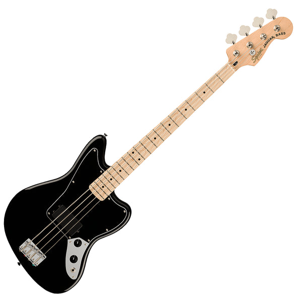 Squier Affinity Jaguar Bass H Electric Bass Maple in Black - 0378503506