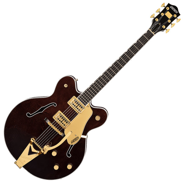 Gretsch G6122TG Players Edition Country Gentleman Hollow Body Electric Guitar Bigsby in Walnut Stain w/Case - 2401248892