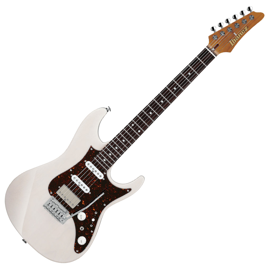 Ibanez AZ Prestige Electric Guitar in Antique White Blonde w/Case - AZ2204NAWD