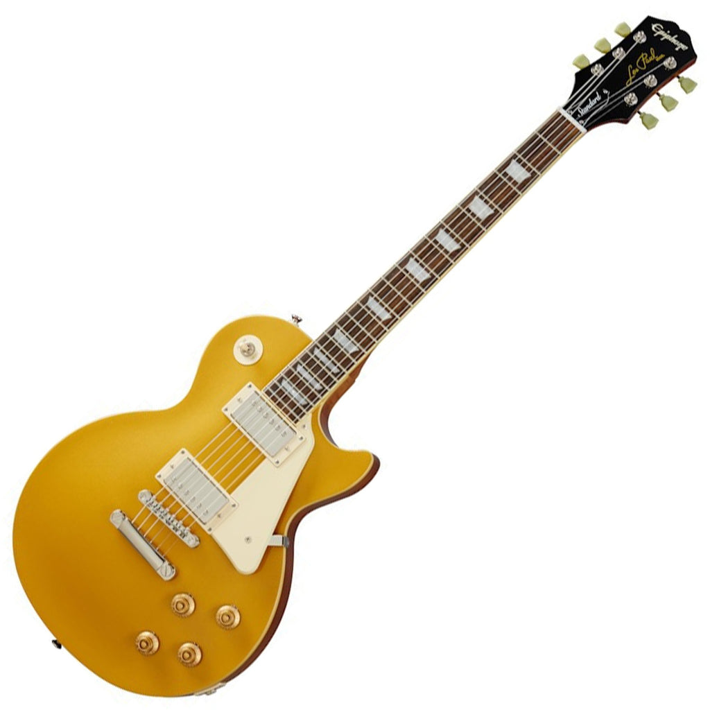 Epiphone Les Paul Standard 50s Electric Guitar in Metallic Gold-EILS5MGNH