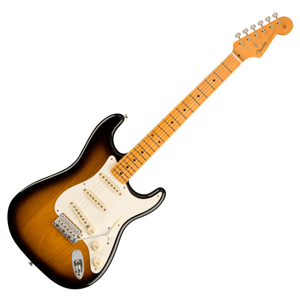 Fender American Vintage II 57 Stratocaster Electric Guitar Maple in 2 Tone Sunburst w/Vintage-Style Case - 0110232803