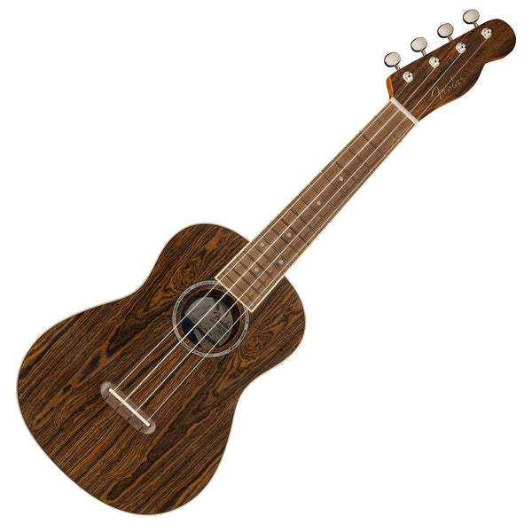 Fender Zuma Exotic Concert Ukulele Walnut Fingerboard in Bocote - 0970450592
