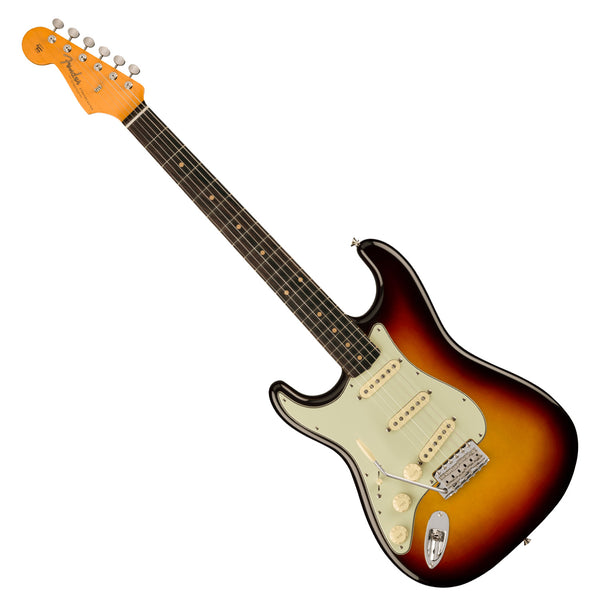 Fender American Vintage II Left Handed 61 Stratocaster Electric Guitar Rosewood in 3-Color Sunburst w/Vint - 0110260800