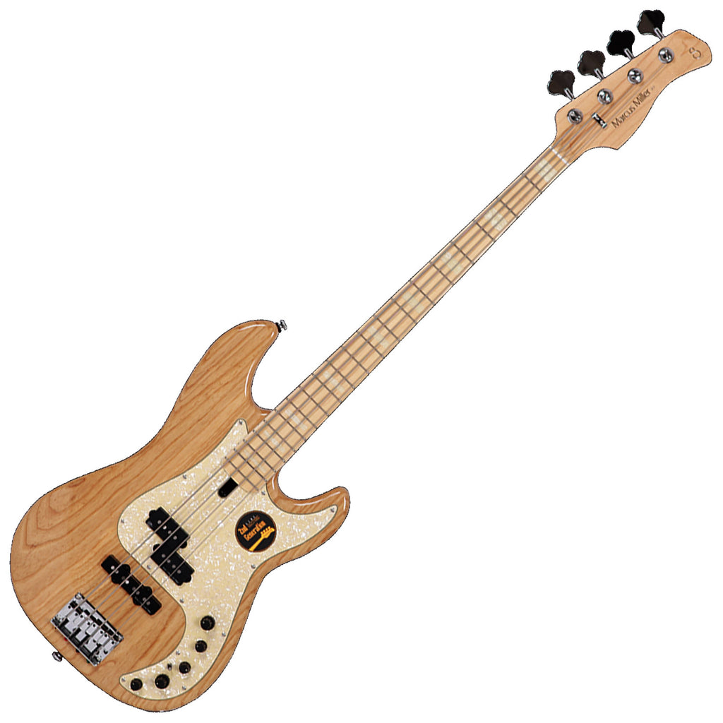 Sire P7 4 String Bass Guitar Swamp Ash Body Maple Fingerboard in Natural - P7SWAMPASH4NT