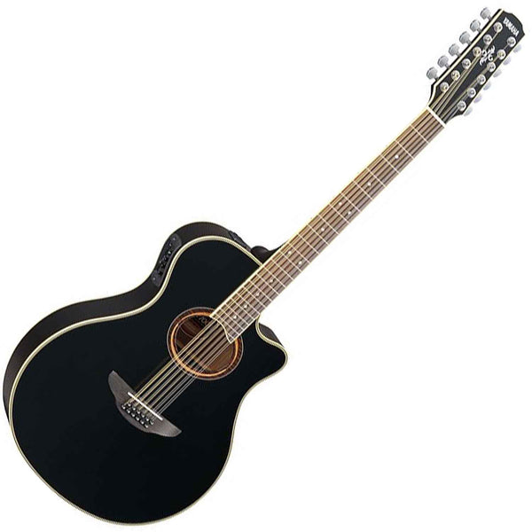 Yamaha APX Series 12 String Acoustic Electric in Black - APX700II12BL