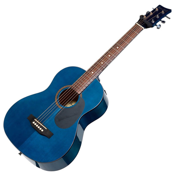 Beaver Creek BCTD401TB 1/2 Size Acoustic Guitar Blue w/Bag
