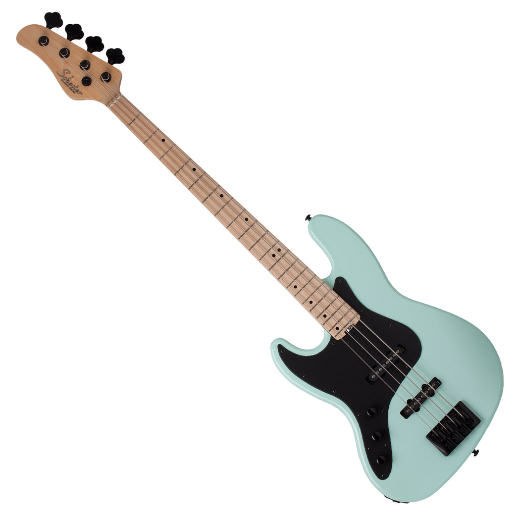 Schecter J-4 String Electric Bass Maple Left Handed Sea Foam Green - 2914SHC