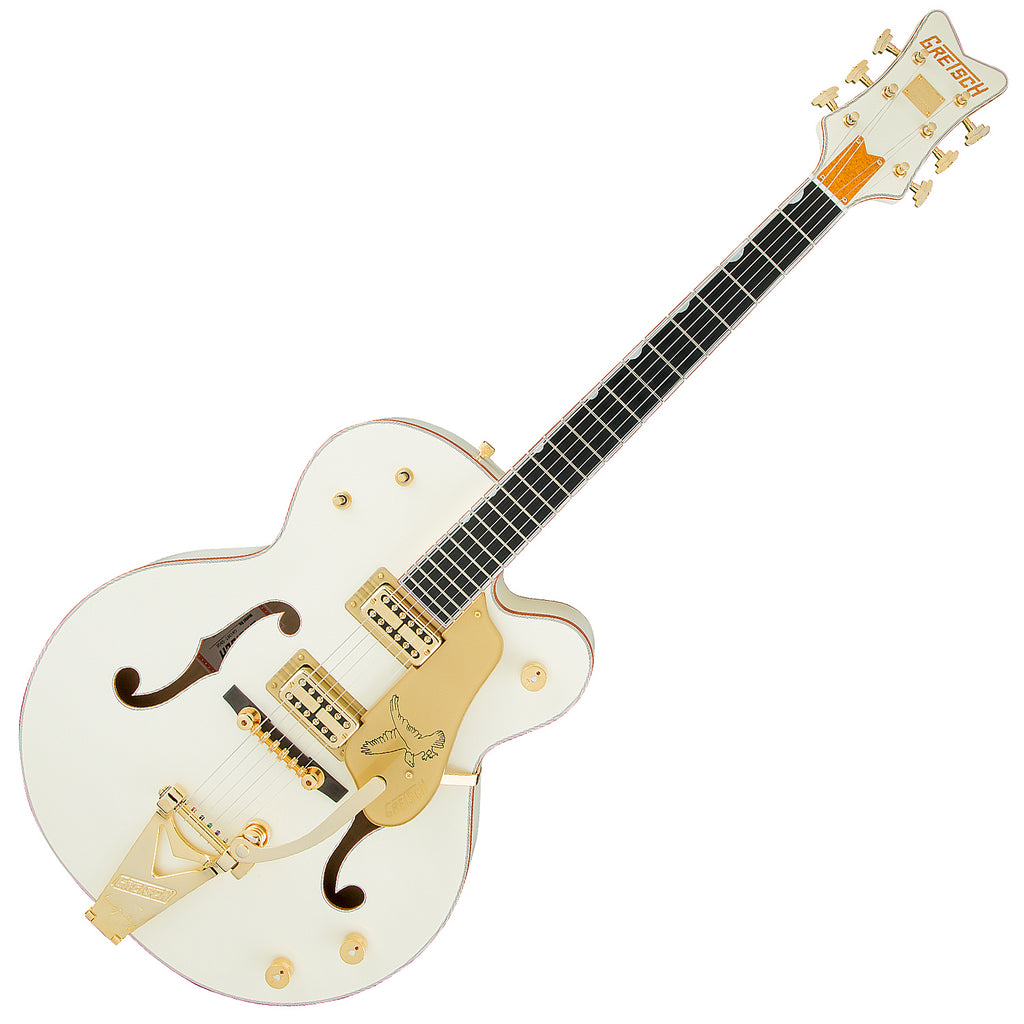 Gretsch G6136T59 Vintage Select Electric Guitar '59 Falcon Hollow Body Bigsby in Vintage White w/Case - 2401513805