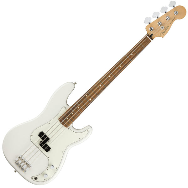 Fender Player Precision Electric Bass Pau Ferro in Polar White - 0149803515
