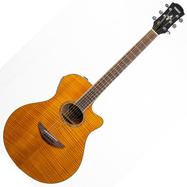 Yamaha APX Flame Maple Top Acoustic Electric in Amber - APX600FMAM