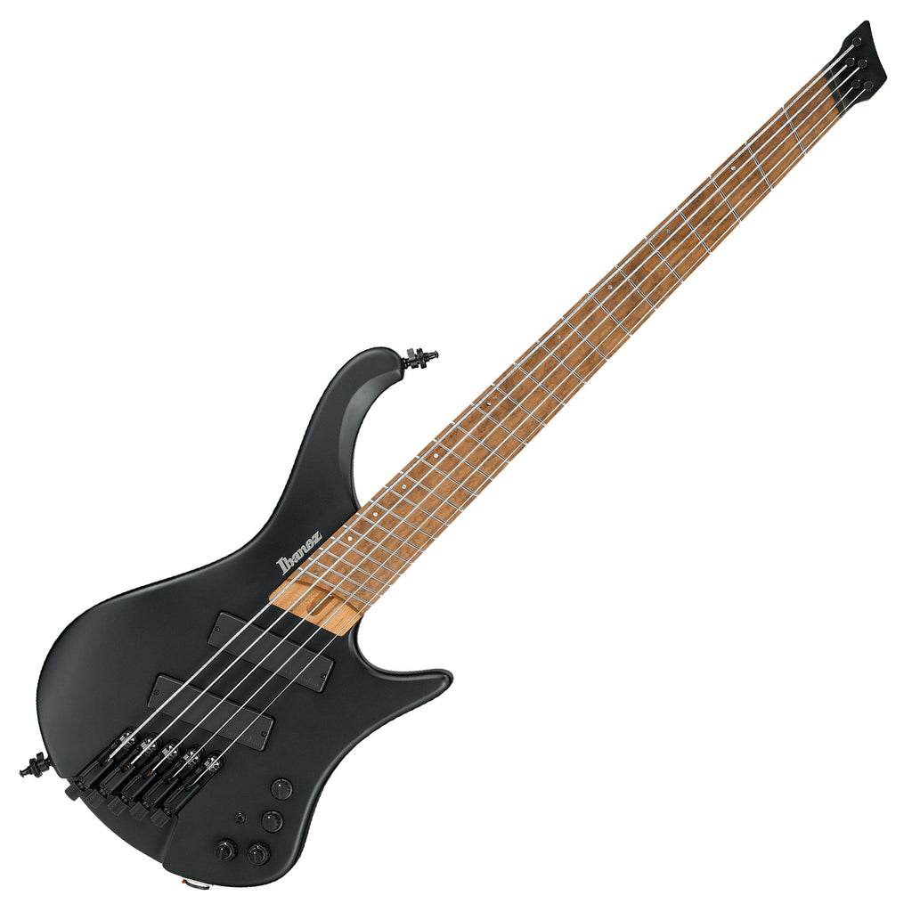 Ibanez EHB Ergonomic Headless Electric Bass 5 String Multi scale in Black Flat w/Bag - EHB1005MSBKF