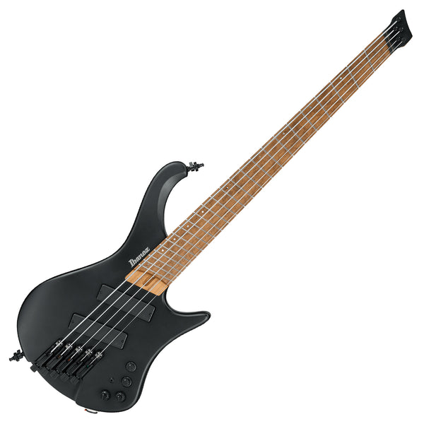 Ibanez EHB Ergonomic Headless Electric Bass 5 String Multi scale in Black Flat w/Bag - EHB1005MSBKF
