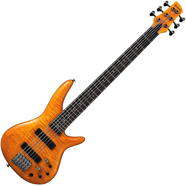 Ibanez Gerald Veasley Signature 6 String Electric Bass in Amber - GVB1006AM