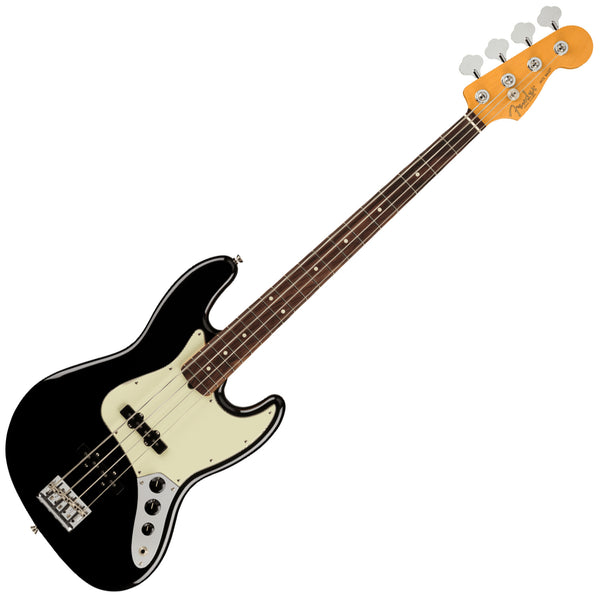 Fender American Professional II Jazz Electric Bass Rosewood Black w/Case - 0193970706