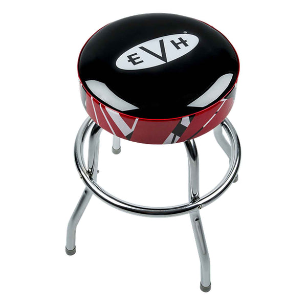EVH Red Black & White Stripes Barstool 24 Inch - 9123004000