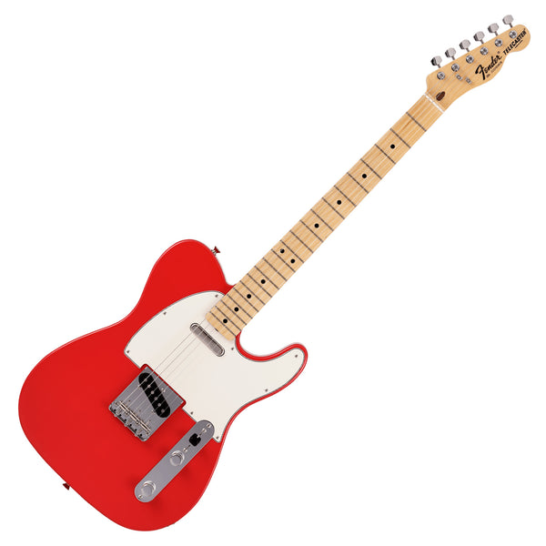 Fender MIJ Limited International Color Telecaster Electric Guitar Maple in Morocco Red w/Gig Bag - 5640102389
