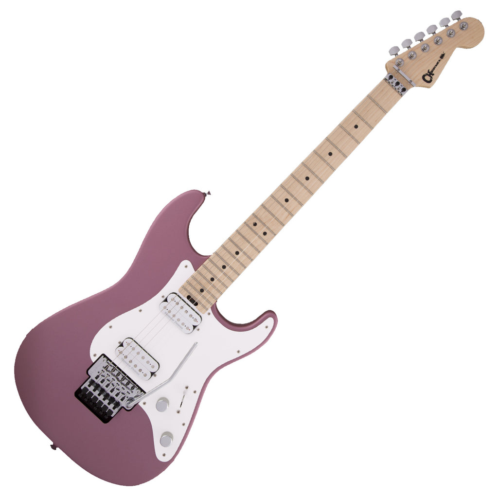 Charvel Pro Mod SC1 Electric Guitar HH Floyd Rose Maple in Satin Burgundy Mist - 2966031599