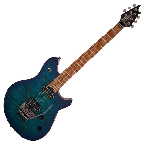 EVH Wolfgang Standard Quilted Maple Electric Guitar Baked Maple in Chlorine Burst - 5107004599