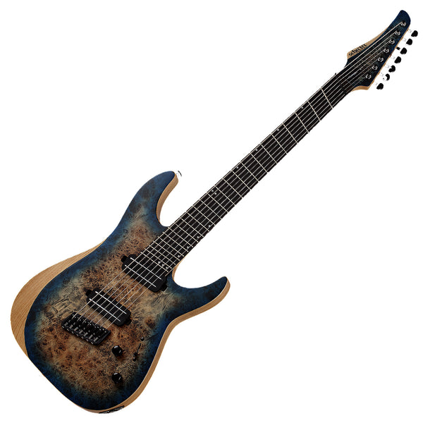 Schecter Reaper-7 String Electric Guitar Electric Guitar Multi-Scale Satin Sky Burst - 1510SHC