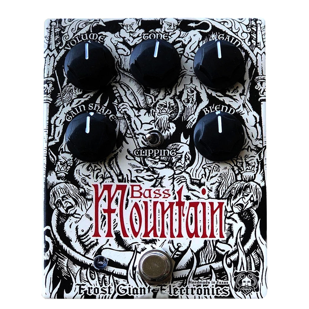 Frost Giant BASSMOUNTAIN Bass Tuned Distortion Effects Pedal