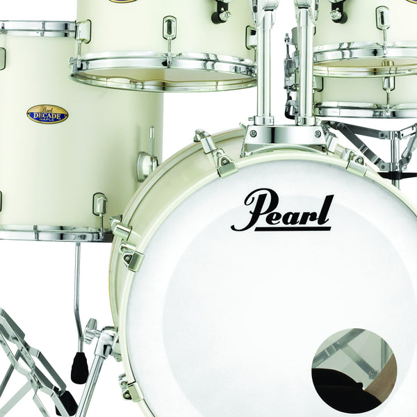 Pearl Decade Maple 3 Piece Shell Pack in White Satin Pearl - DMP943XPC229