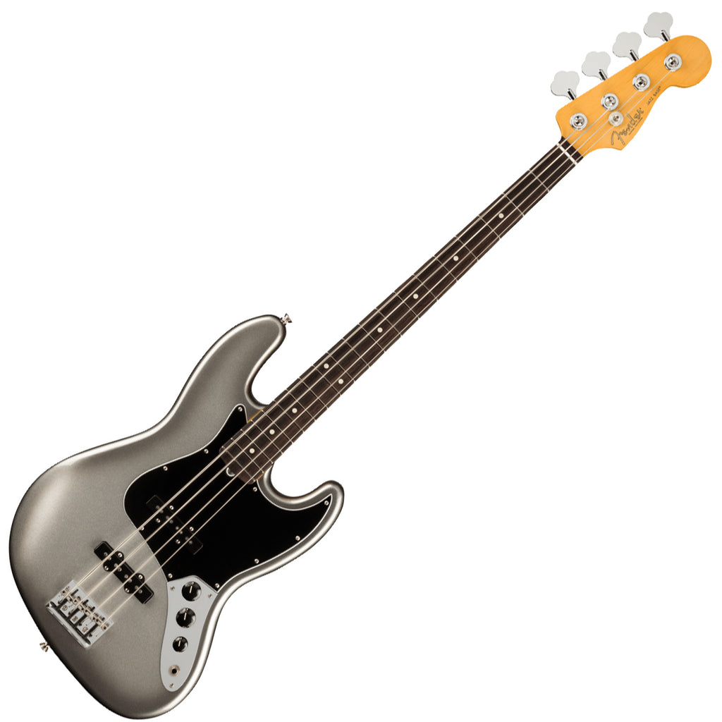 Fender American Professional II Jazz Bass Guitar Rosewood Mercury w/Case - 0193970755
