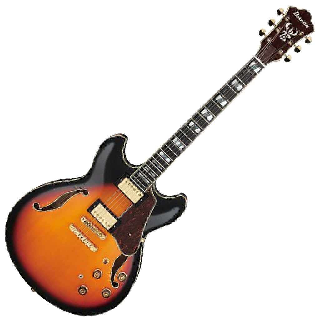 Ibanez Artstar Semi Hollowbody Electric Guitar HH in Brown Sunburst w/Case - AS113BS