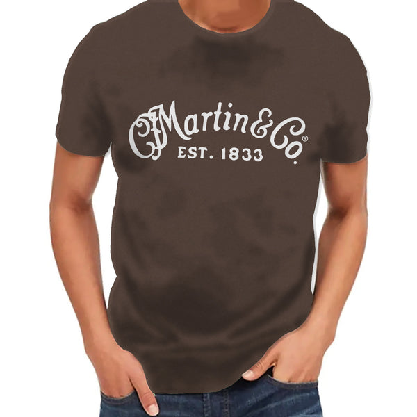 Martin Men's T-Shirt Vintage CFM Co in Oatmeal Size Medium - 18CM0174M