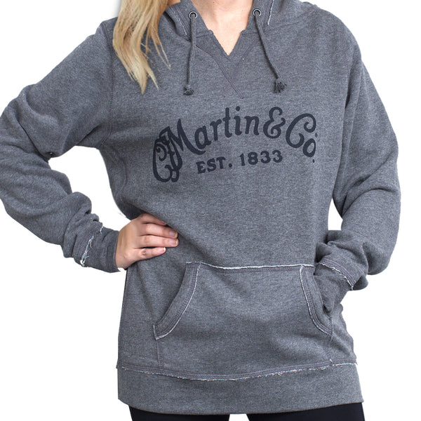 Martin Women's V-Neck Sweatshirt in Dark Heather Size Large - 18CW0072L