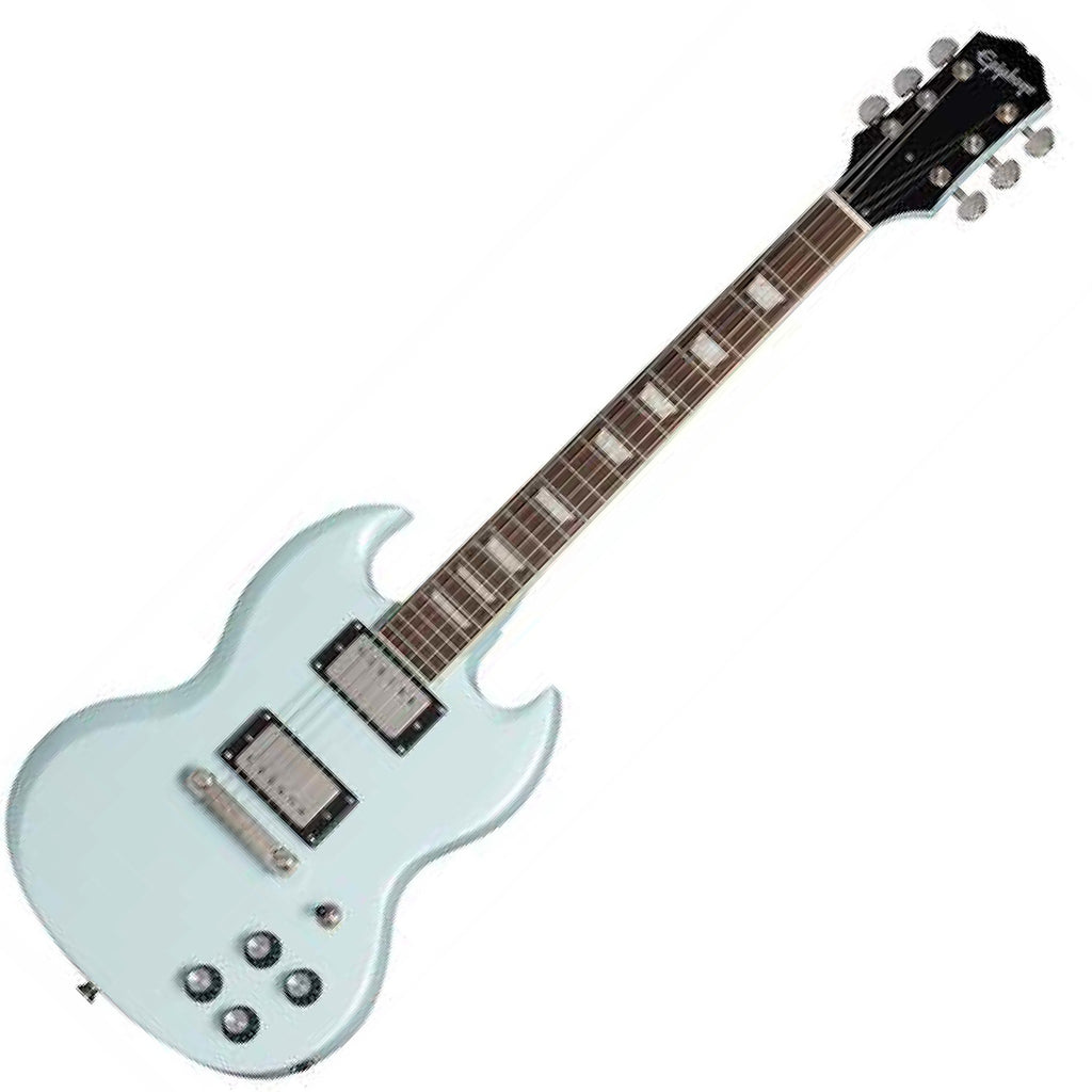 Epiphone Power Player SG Travel Electric Guitar in Ice Blue w/Bag and Acc - ES1PPSGFBNH