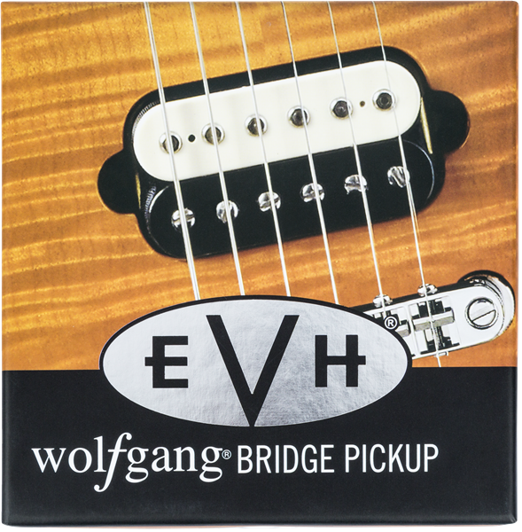 EVH Wolfgang Bridge Pickup Black/White - 222137002