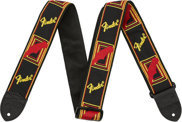Fender Guitar Strap in Black Yellow and Red - 0990681500
