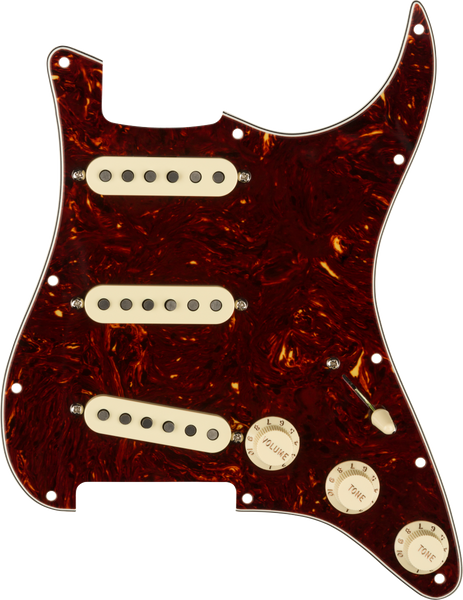 FENDER Pre-wired Stratocaster Pickguard SSS Tex Mex 4-Ply Tortoiseshell - 0992343500