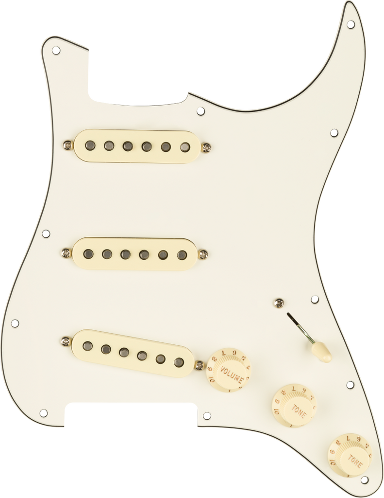 FENDER Pre-wired Stratocaster Pickguard SSS Original 57/62 White/Black/White - 0992345509